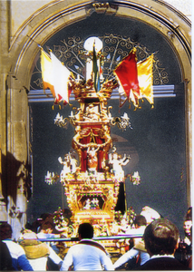 Cartolina Catania Candelora ( Festa di Sant'Agata) [55258/C] Kina Italia