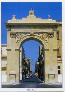 Cartolina Noto Porta Reale [54651] Kina Italia