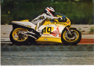 Cartolina Moto GP - Suzuki n° 10 - Franco Uncini (F/636) Kina Italia (7)