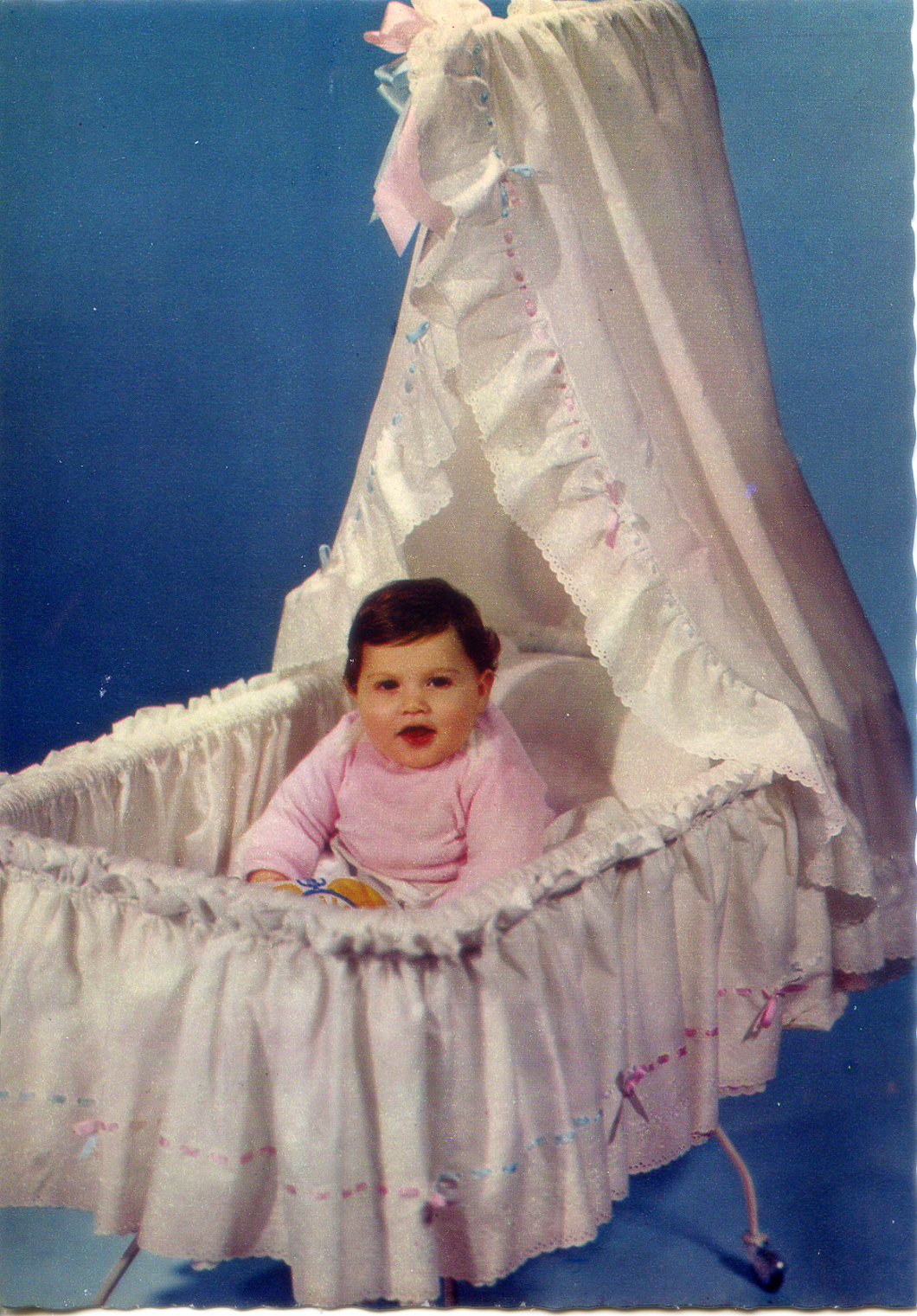 Cartolina Bimba in Culla Postcard Baby Cecami 808 (3)