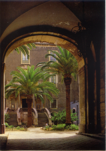 Cartolina Catania Palazzo San Giuliano - Il Cortile (24824) Kina Italia