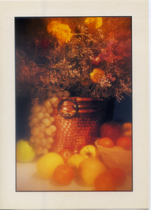 Cartolina Vaso con fiori e cesta con frutta  9820159 Italcards Bologna