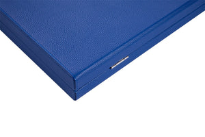 Set Backgammon 15" colore grigio/blu/bianco
