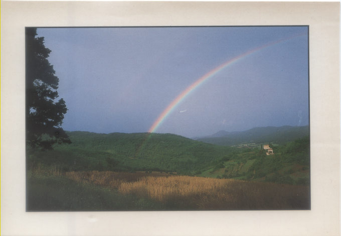 Cartolina Arcobaleno su paesaggio rurale (9820121) Italcards - Foto Paolo Prada