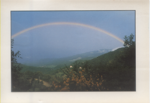 Cartolina Arcobaleno su paesaggio rurale (9820123) Italcards - Foto Paolo Prada