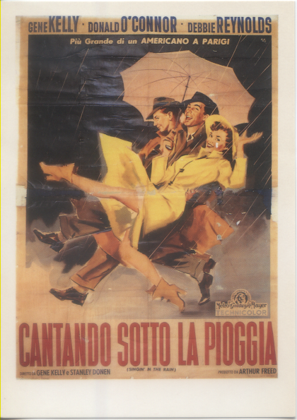 Poster Poster di film Cantando sotto la pioggia in formato verticale 3:4