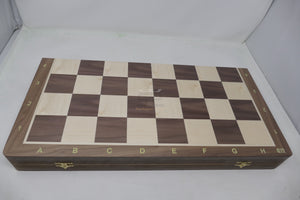 Set Scacchi classico in legno n°6 Intarsiato Noce e Acero