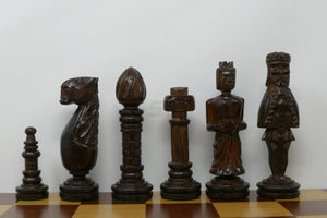 Meraviglioso Set di Scacchi in Quercia (intagliato a mano) Art.105 OAK