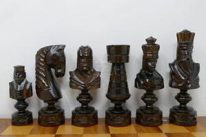 Set di Scacchi Cesar (Large) in legno di Tiglio - Scacchi Grandissimi Re 22 cm Art. 102