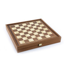 Carica l&#39;immagine nel visualizzatore di Gallery, Set Scacchi e Backgammon in legno in Stile Classico 41x41cm