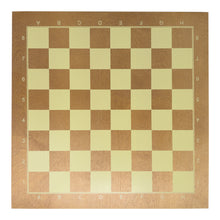 Carica l&#39;immagine nel visualizzatore di Gallery, Scacchiera da torneo in Legno Stampato 48 x 48 cm ( Large ) Con Lettere e Numeri
