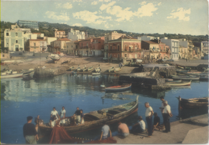Cartolina Acitrezza Panorama anni '60 - P. Marzari s.r.l. Schio