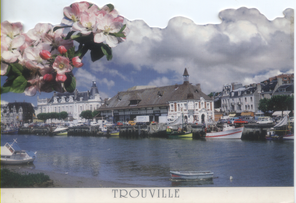 Cartolina Trouville - Trouville-sur-mer (Calvados) Le port de peche sur la Touques